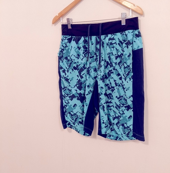 Lululemon Mens T.H.E. Short 11"  Tip Top Arctic Teal Hero Blue M - Picture 8 of 15